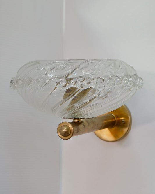 SWIRLED MURANO GLASS SCONCES