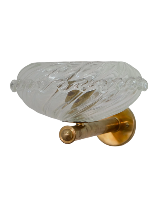 SWIRLED MURANO GLASS SCONCES