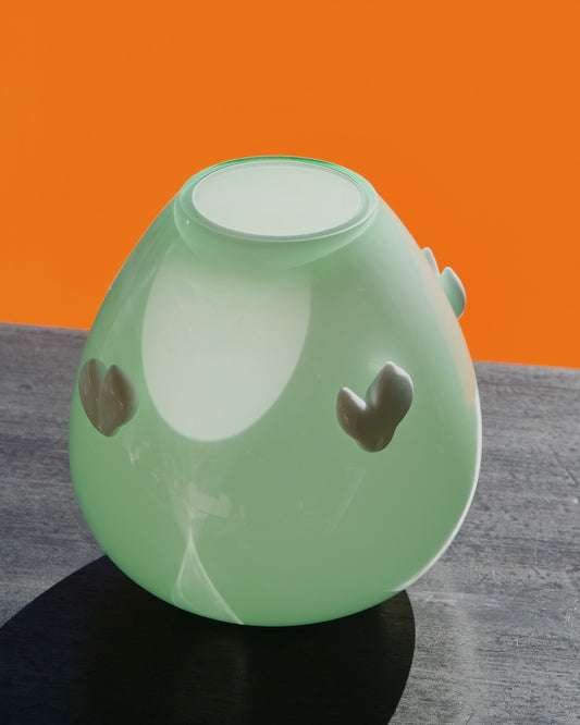 BAROVIER & TOSO SMALL GREEN VASE