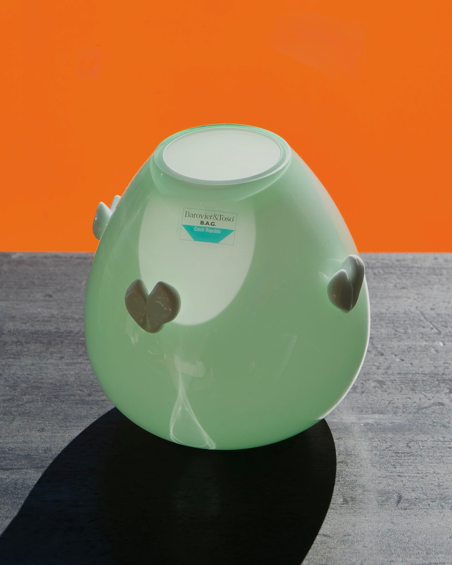 BAROVIER & TOSO SMALL GREEN VASE