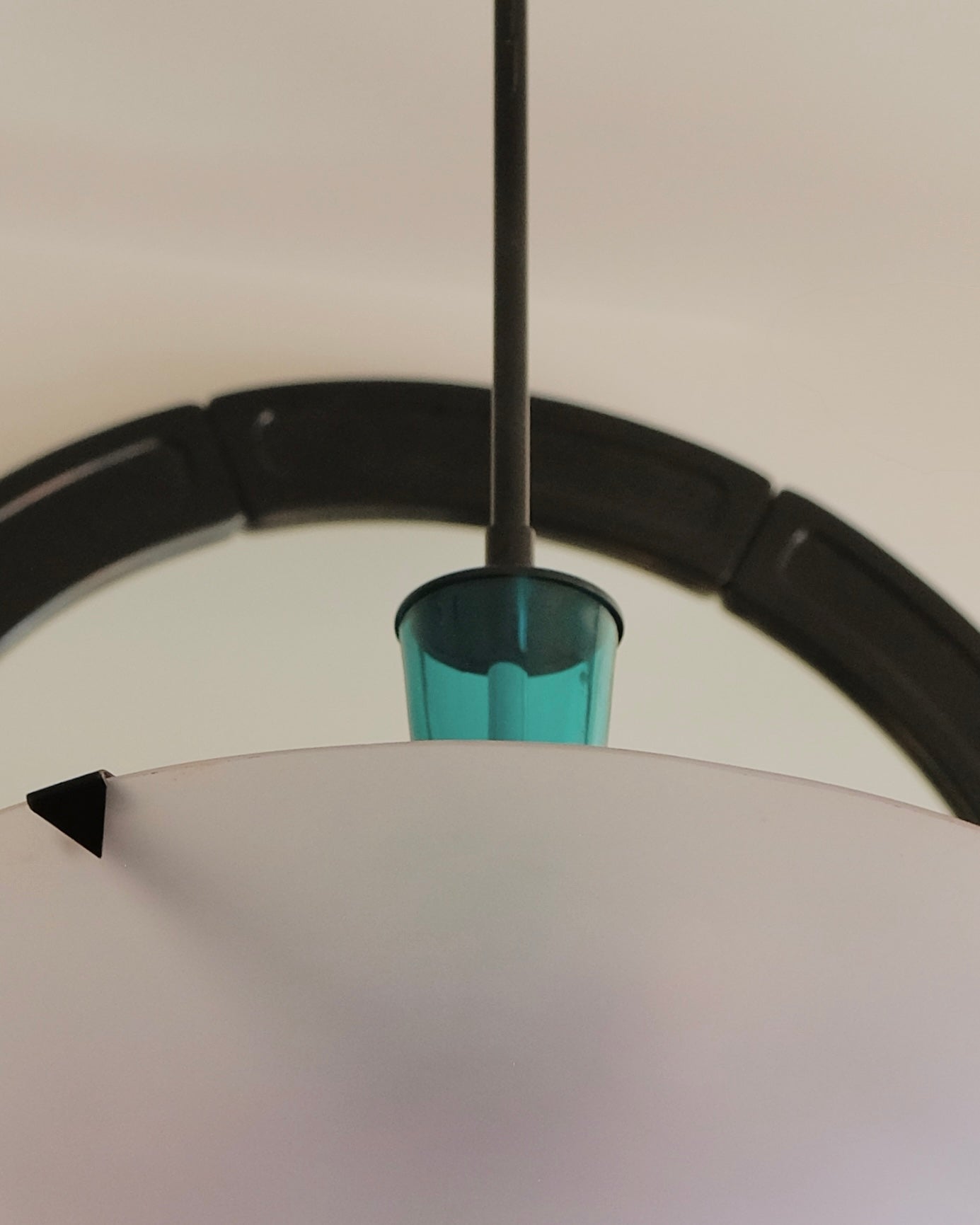 MODERNIST FONATANA ARTE SAUCER PENDANT