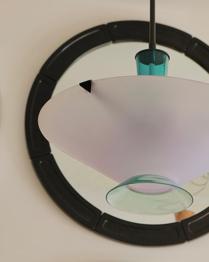 MODERNIST FONATANA ARTE SAUCER PENDANT