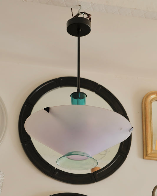 MODERNIST FONATANA ARTE SAUCER PENDANT