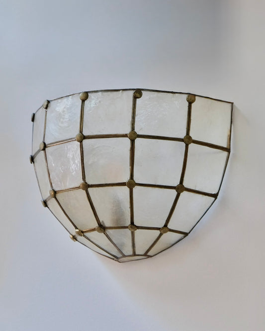 CAPIZ WALL SCONCE