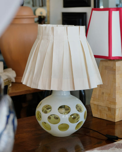 SPOTTED MAZZEGA TWIN LIGHT TABLE LAMP