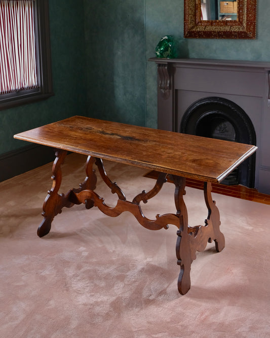 SMALL TEXTURED SPANISH HAND CARVED TABLE