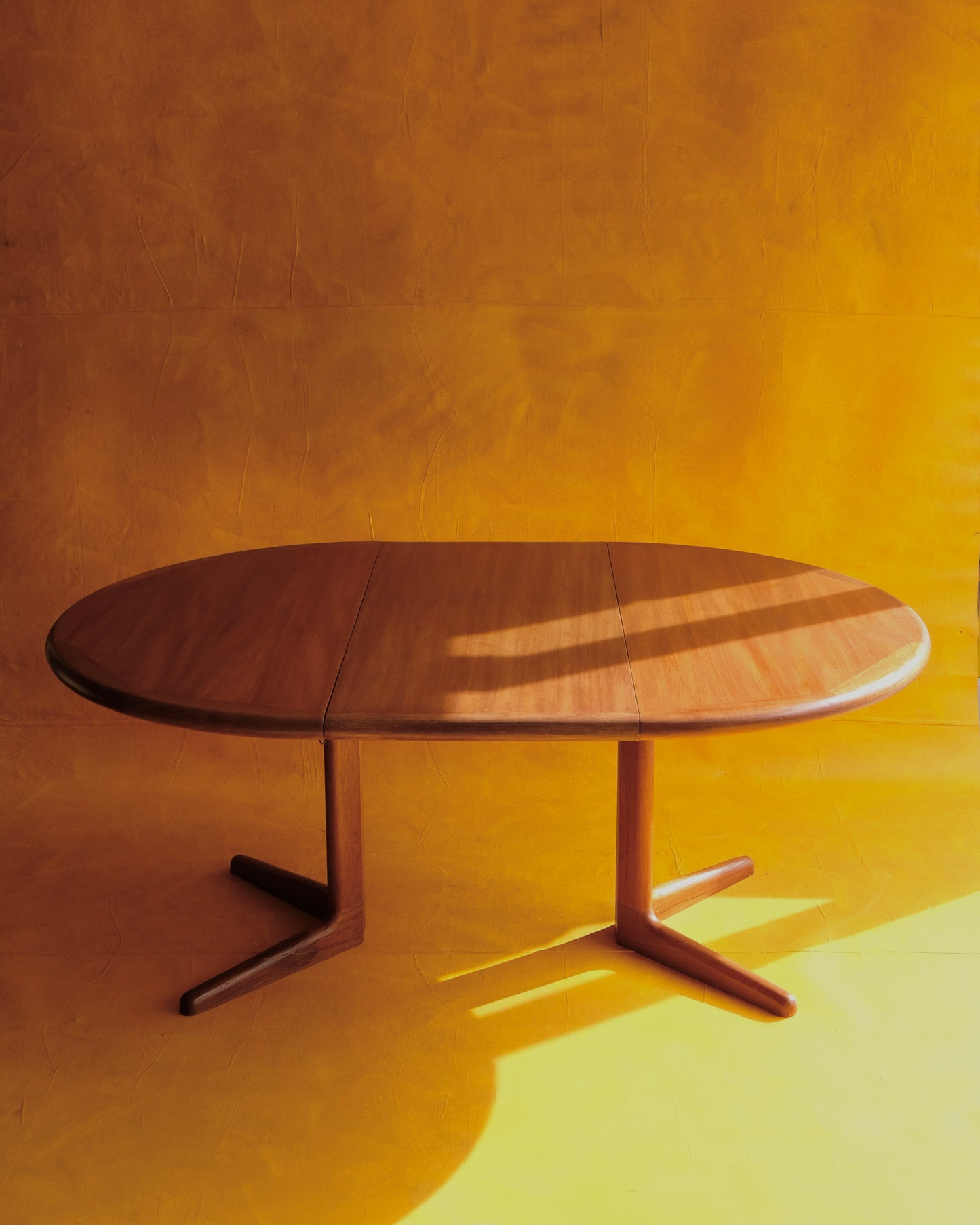 DANISH EXTENDABLE TEAK DINING TABLE