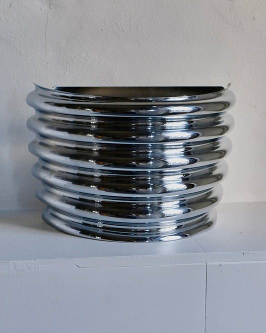 CURVED CHORME TIERED SCONCES