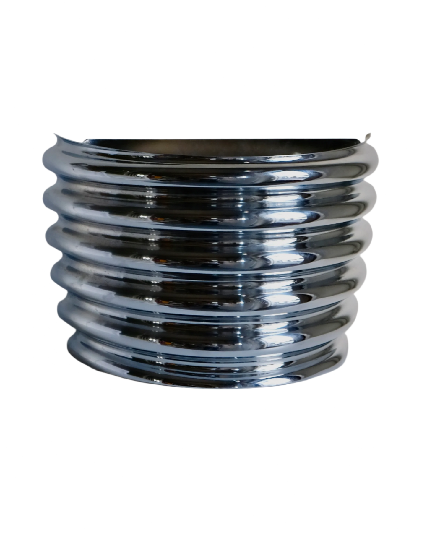 CURVED CHORME TIERED SCONCES