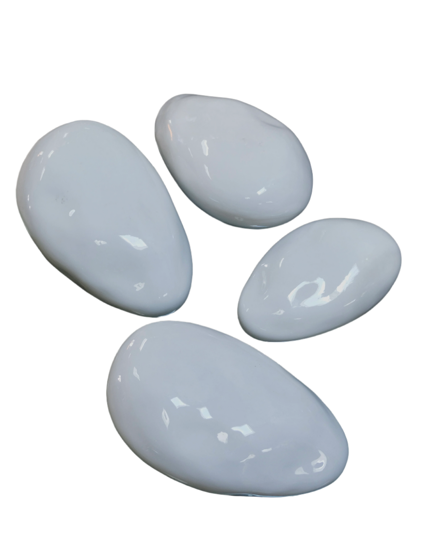 CERAMIC STONE SCULPTURE SET