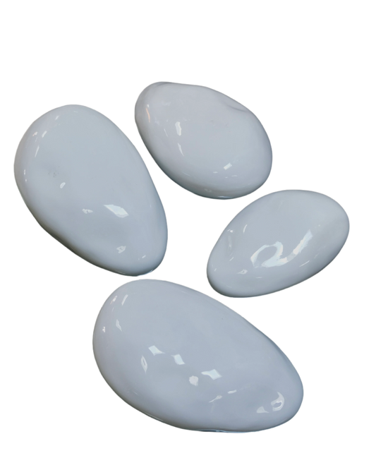 CERAMIC STONE SCULPTURE SET