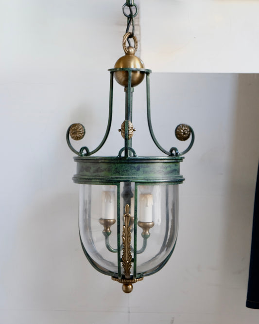 FRENCH HAND PAINTED LANTERN