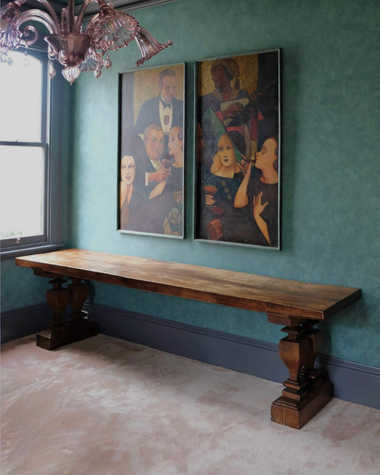 NARROW SPANISH DINING TABLE