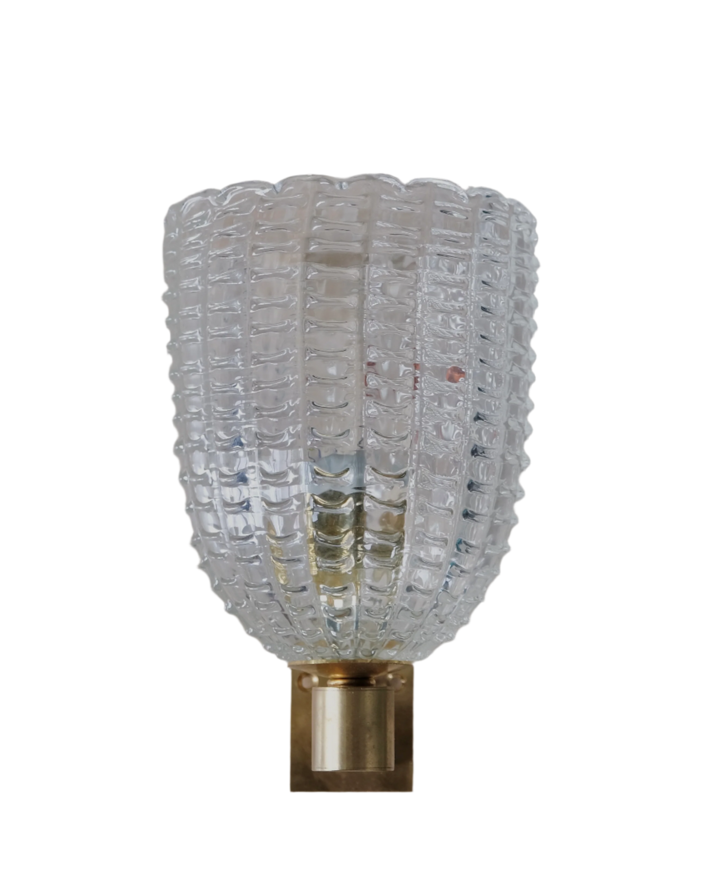 TAMSINS OFFICE | MURANO GLASS SCALLOPED WALL SCONCES
