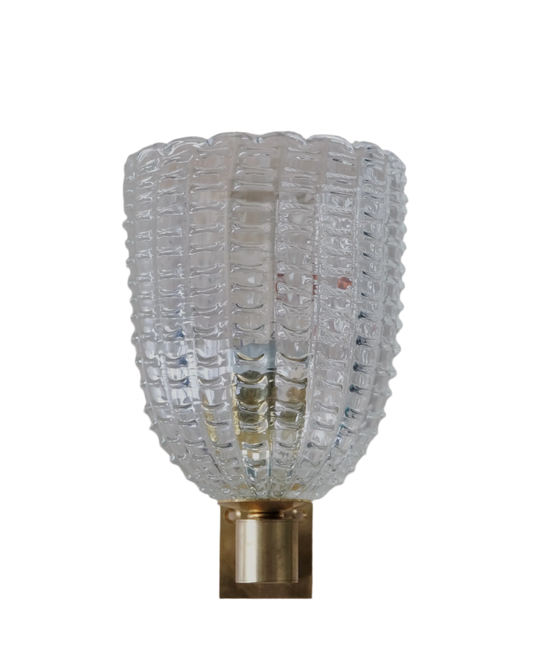 TAMSINS OFFICE | MURANO GLASS SCALLOPED WALL SCONCES