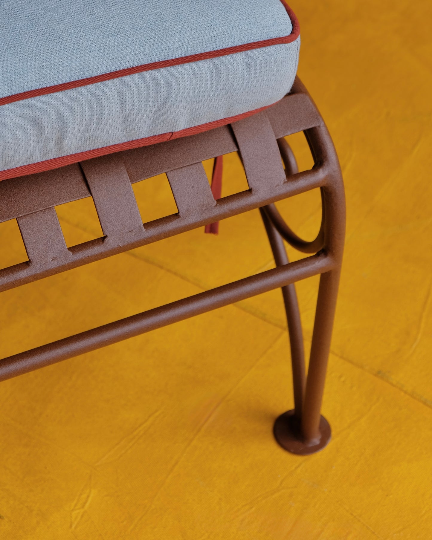 PAIR OF WROUGHT IRON SUN LOUNGES