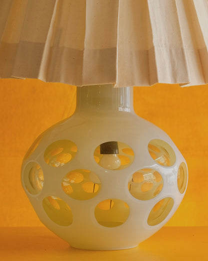 SPOTTED MAZZEGA TWIN LIGHT TABLE LAMP