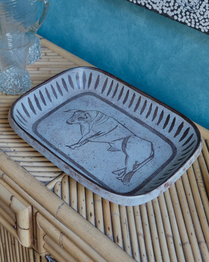 TORO CERAMIC DISH