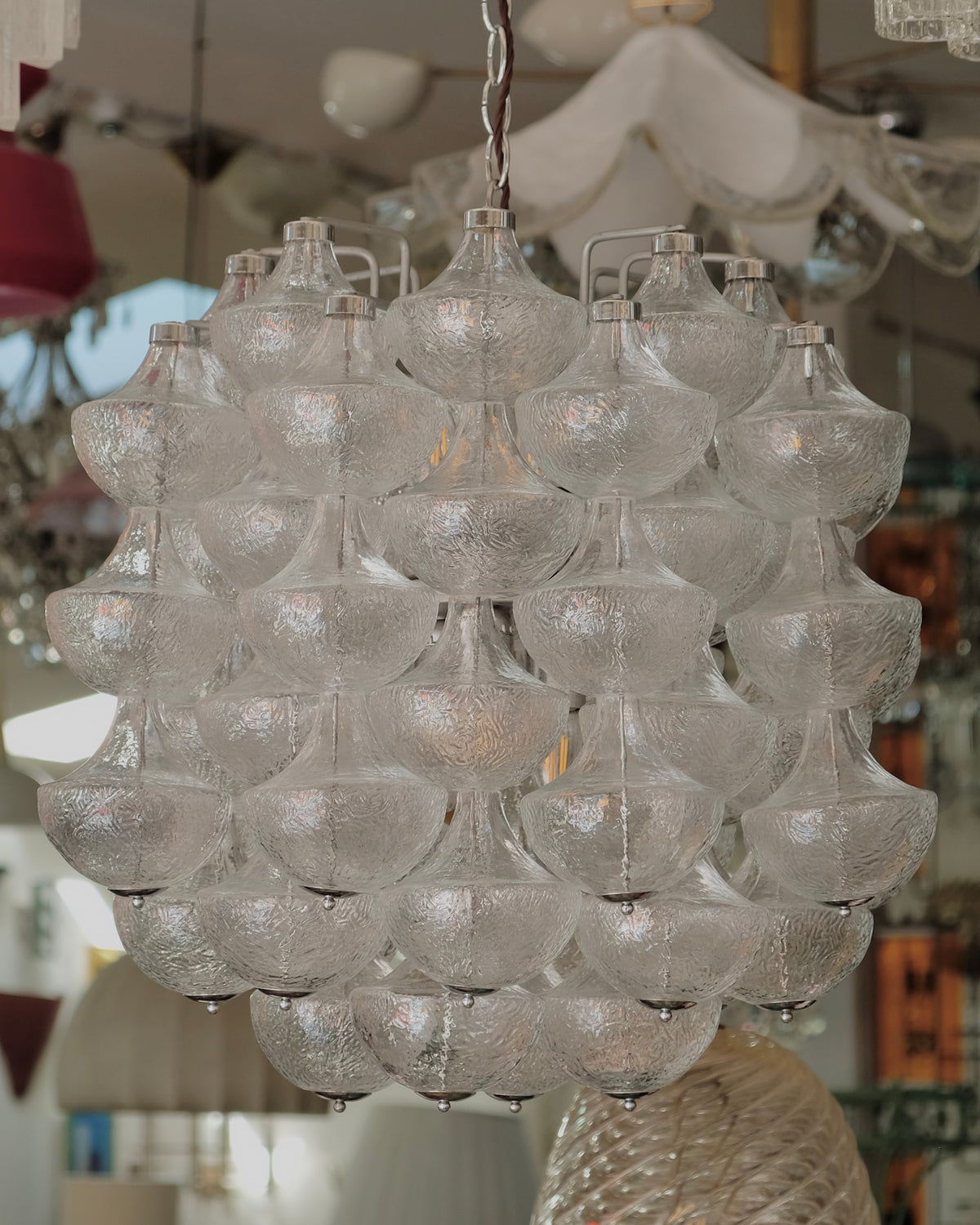 POLIEDRI FROSTED BUBBLE PENDANT