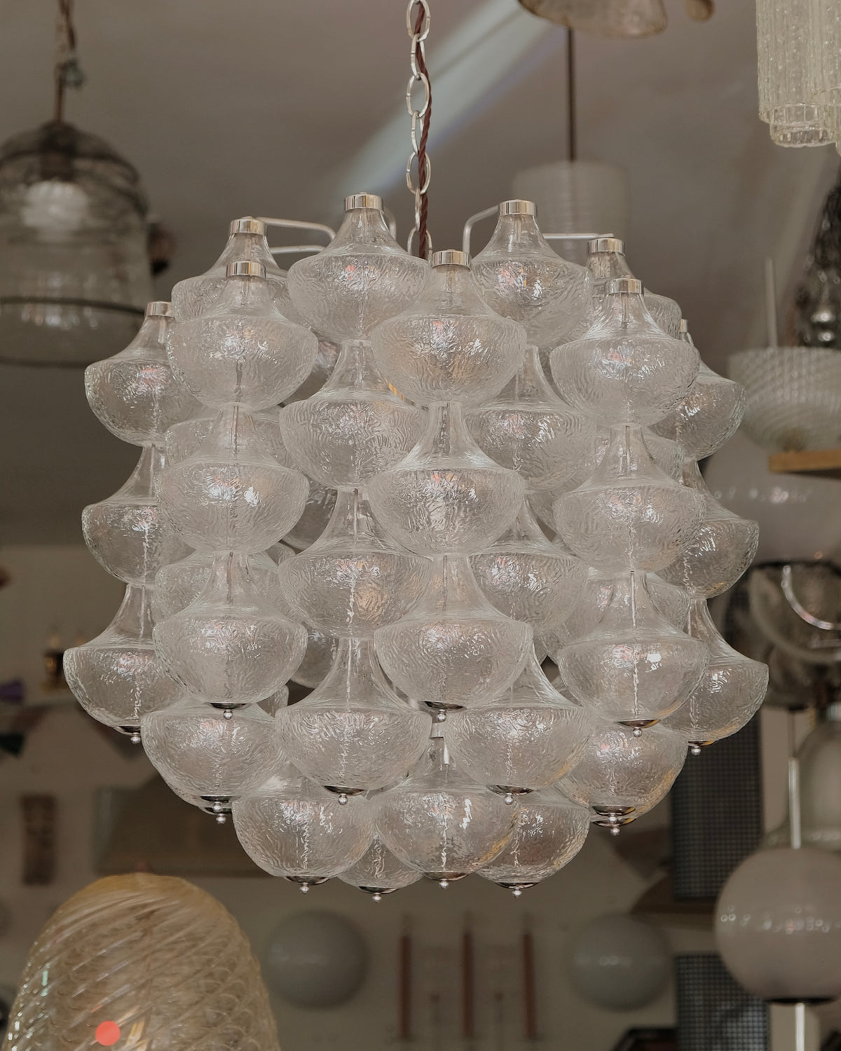 POLIEDRI FROSTED BUBBLE PENDANT