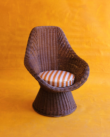 WICKER HIGH BACK CHAIRS