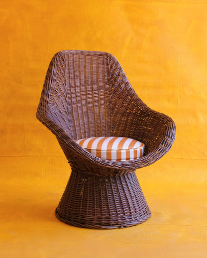 WICKER HIGH BACK CHAIRS