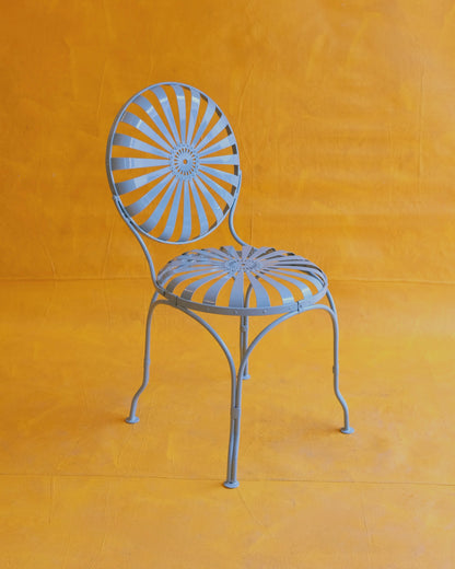 IRON GARDEN CHAIRS w. UPHOLSTERY