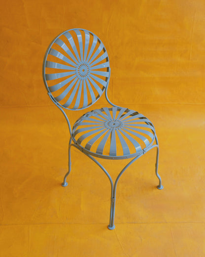 IRON GARDEN CHAIRS w. UPHOLSTERY