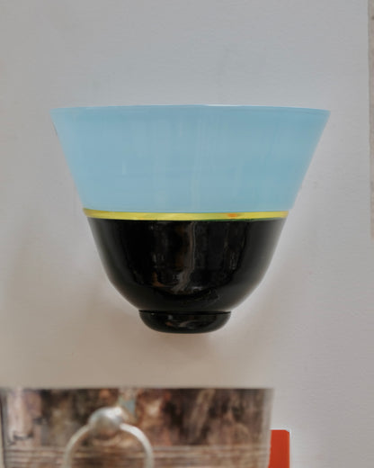 BLUE MURANO GLASS INCALMO WALL SCONCE