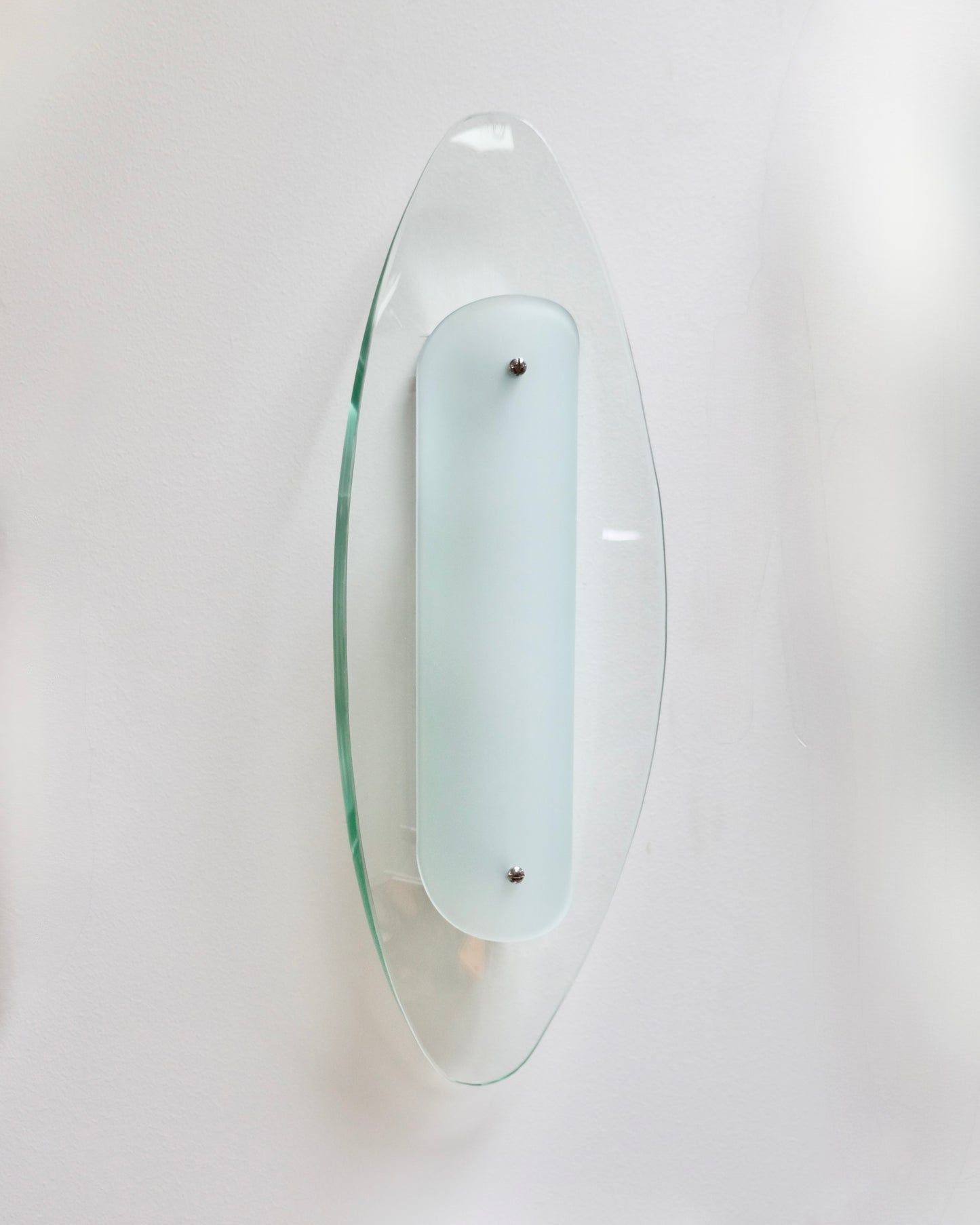 FONATA ARTE TEAR DROP SCONCES w. FORSTED SHADE