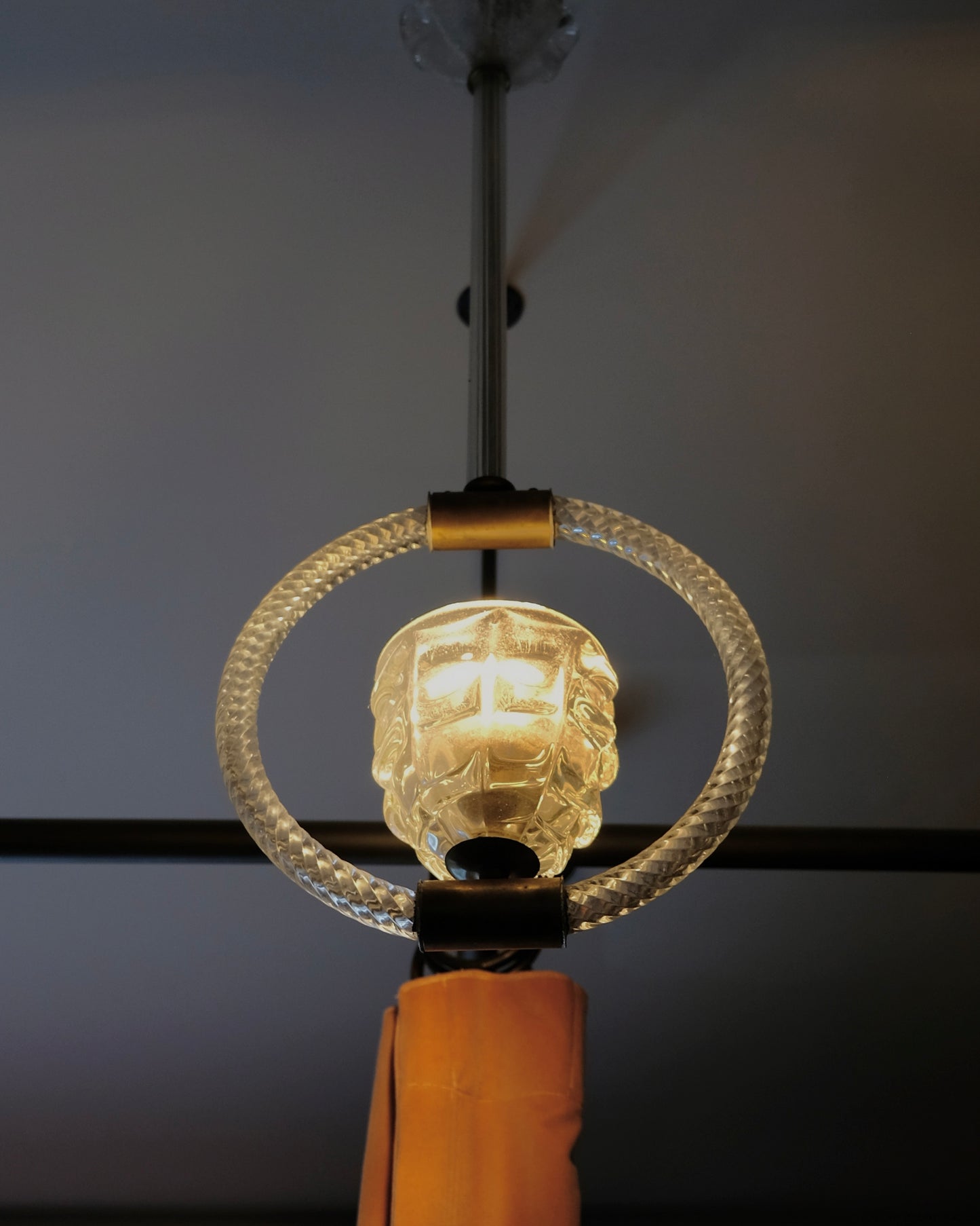 SMALL TEXTURED MURANO GLASS PENDANT