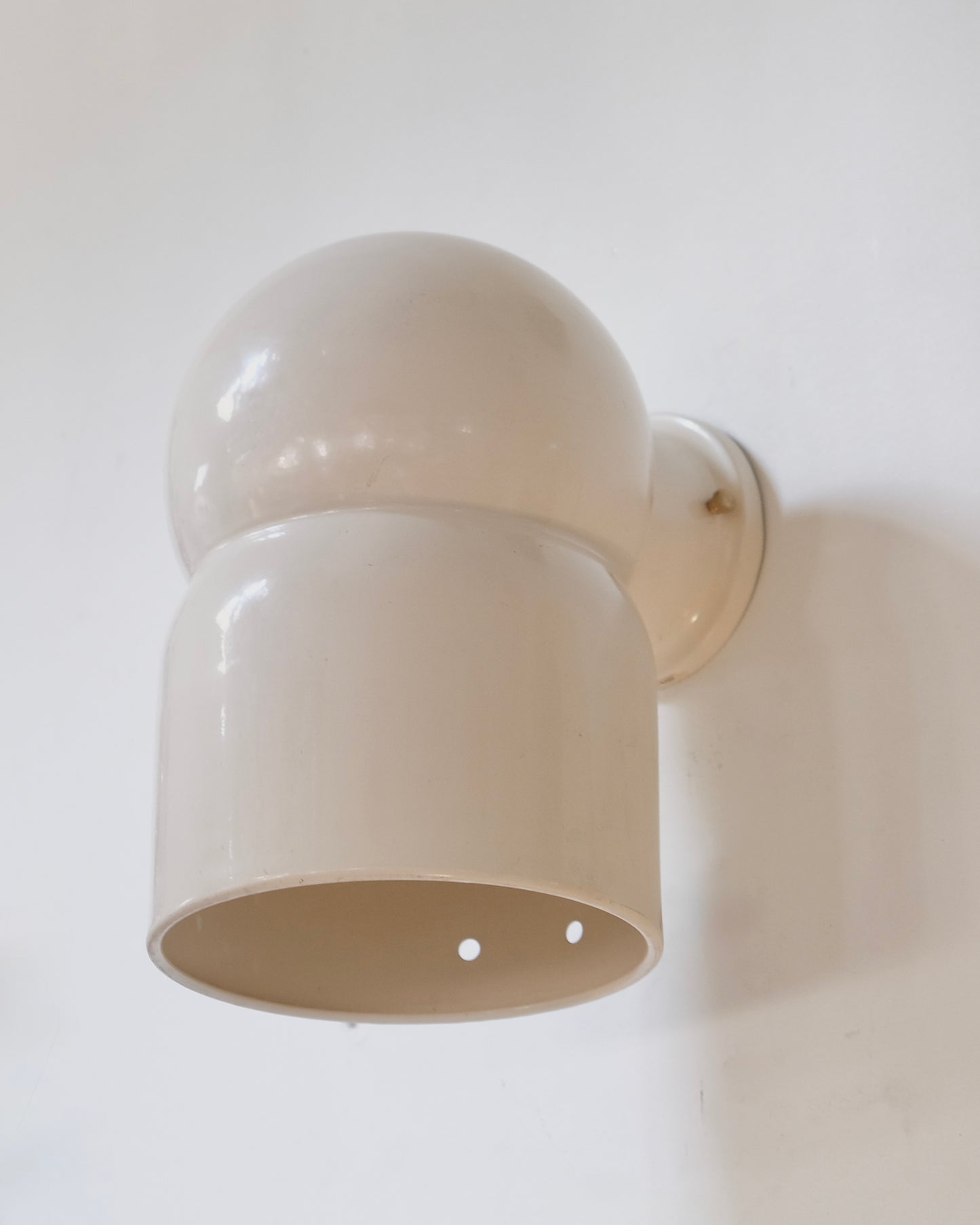 CREAM DRUM METAL ADJUSTABLE SCONCES