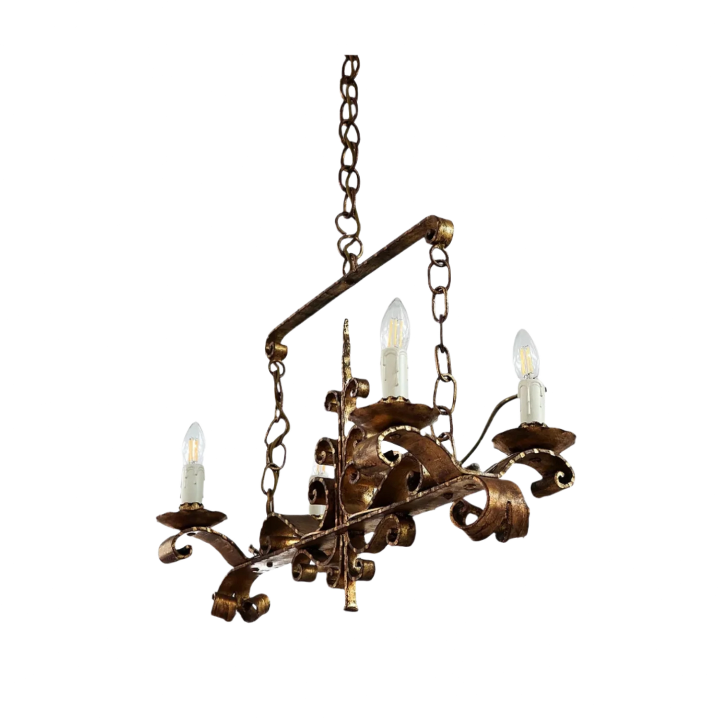 REGENCY STYLE GILT PENDANT