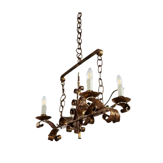 REGENCY STYLE GILT PENDANT