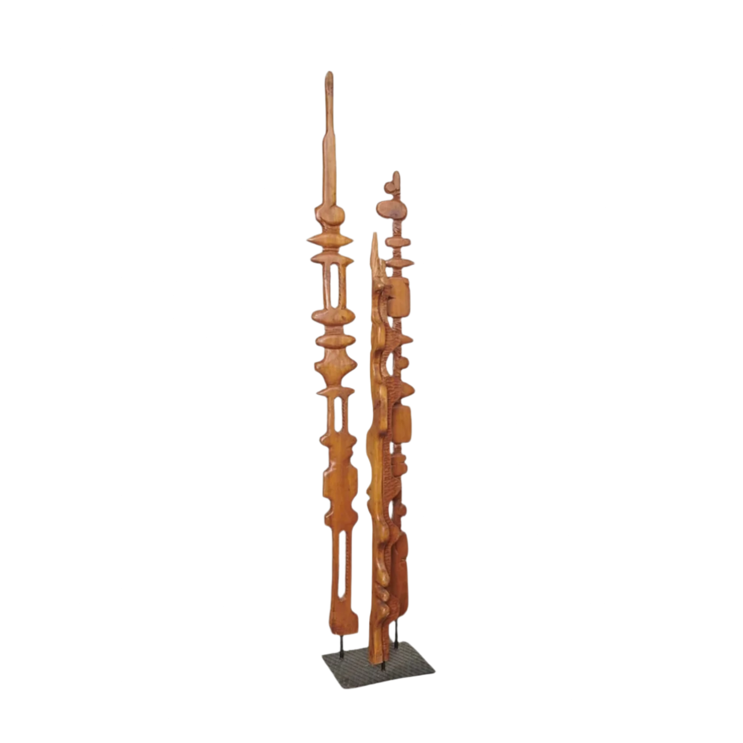 BRUTALIST TOTEM POLE SCULPTURE