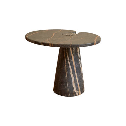 EROS BLACK VEINED MARBLE SIDE TABLES