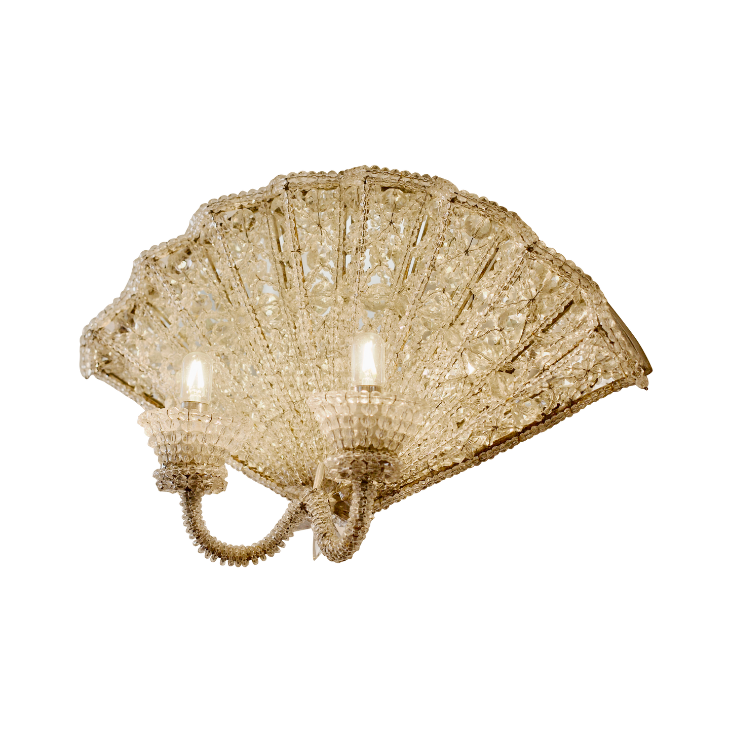 FANNED & ARMED BAROQUE SCONCES