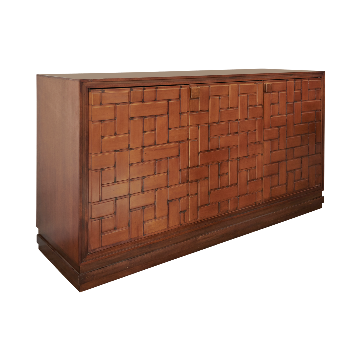 GEOMETREIC TEAK SIDEBOARD