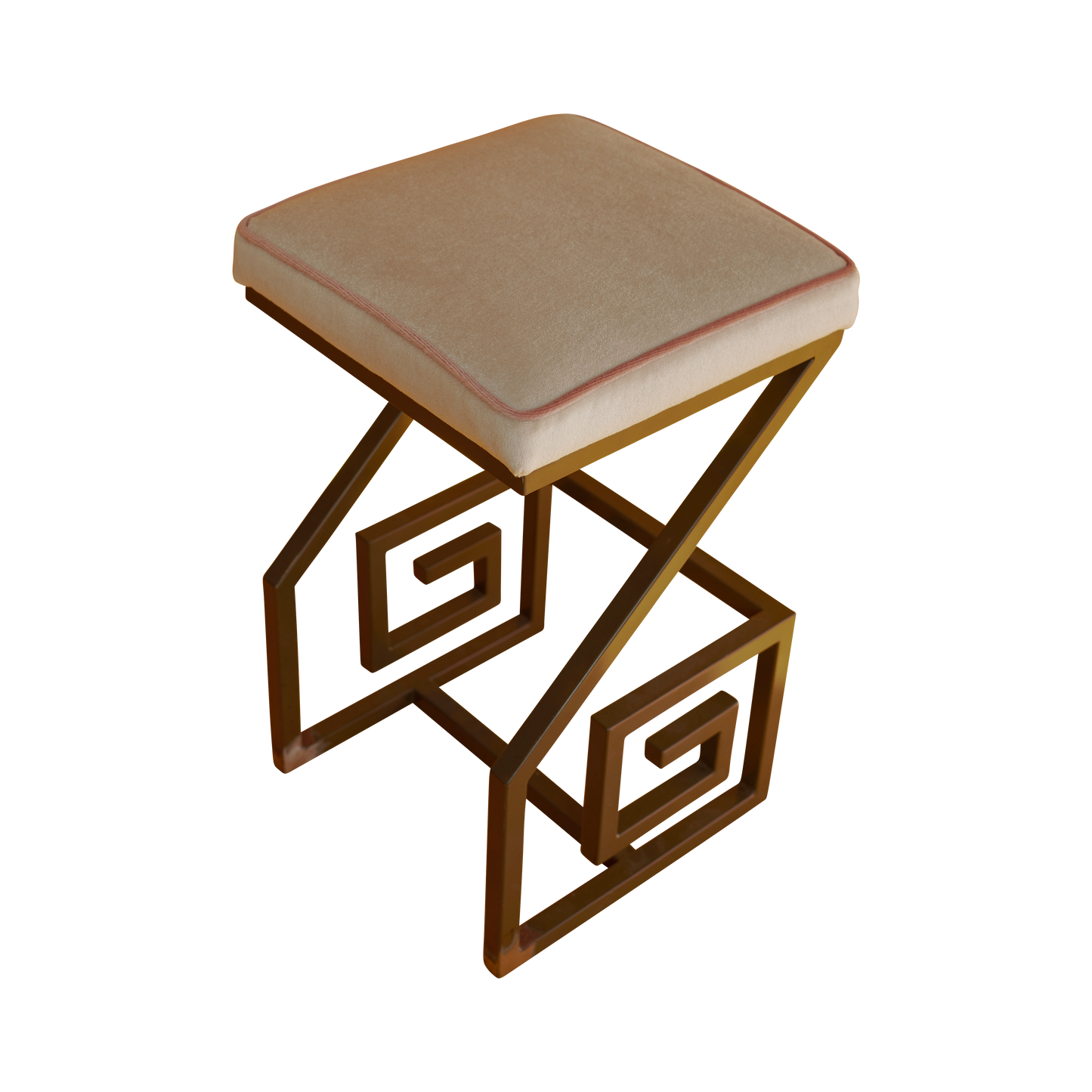 GREEK KEY COUNTER STOOLS