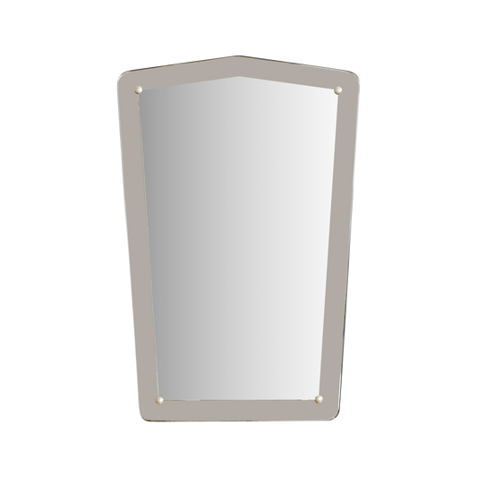 GREY FRAMED MIRROR