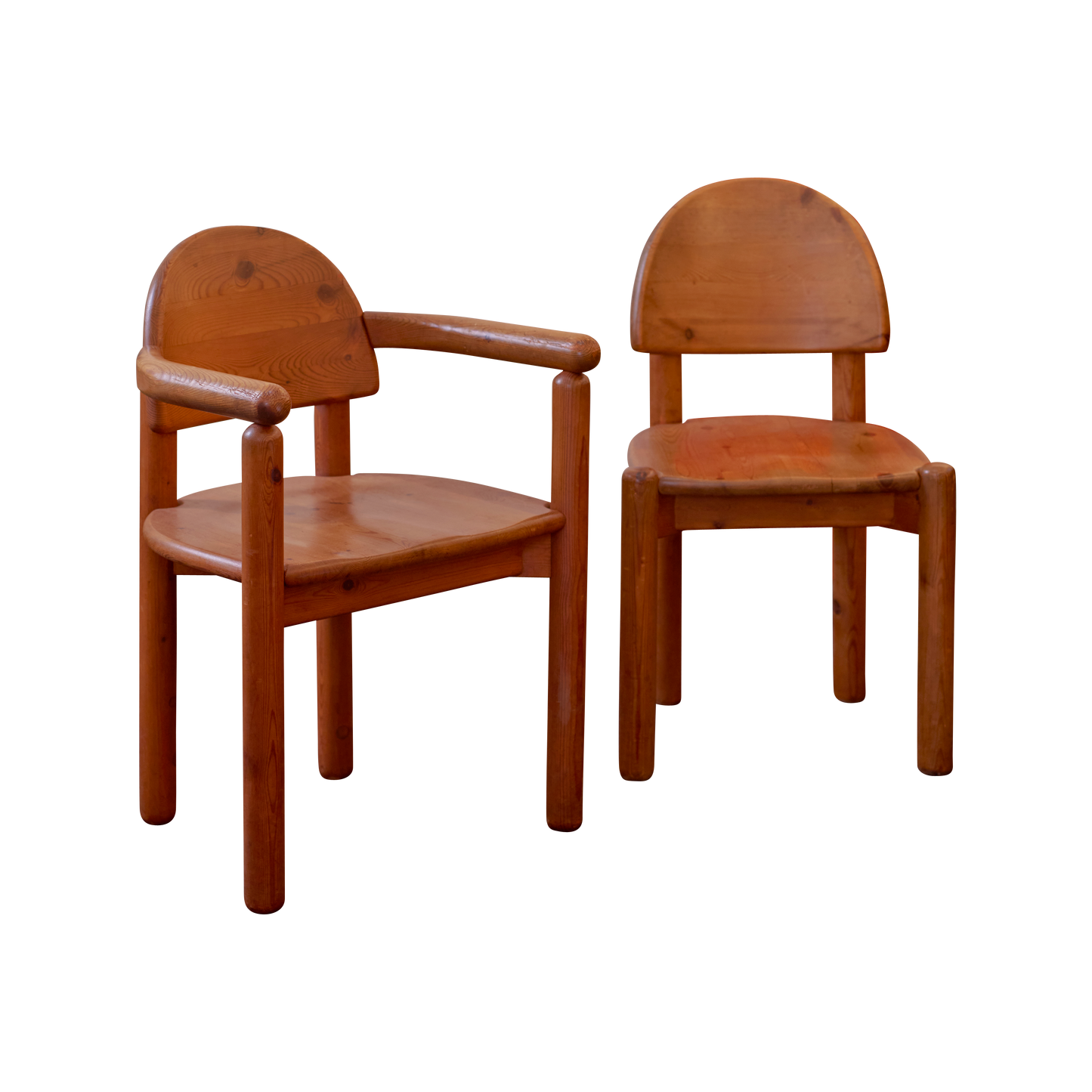 SET OF SIX HAND CARVED DINING CHAIRS