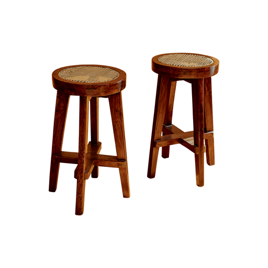 PAIR OF HIGH STOOLS