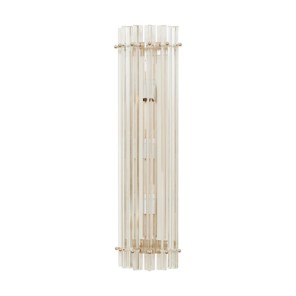LARGE FLUTED MURANO GLASS SCONCES
