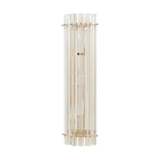 LARGE FLUTED MURANO GLASS SCONCES