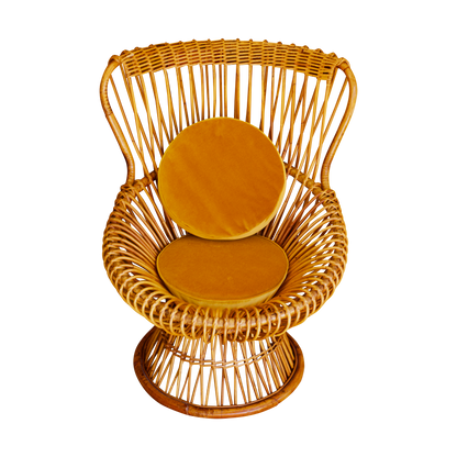 MARGHERITA CHAIR w. VELVET CUSHIONS