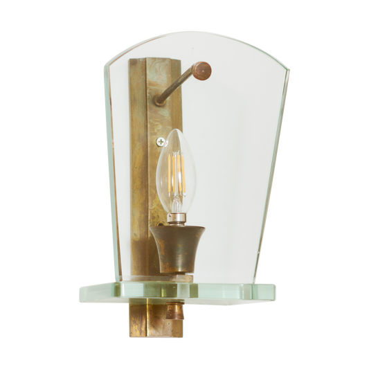 MODERNIST GLASS SCONCES