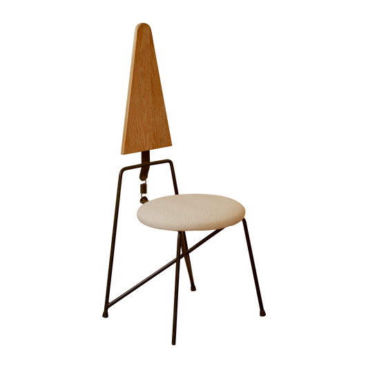 SET OF FOUR MODERNIST PYRAMID CHAIRS