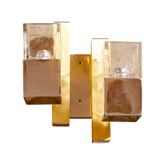 MURANO GLASS ICE CUBE SCONCES