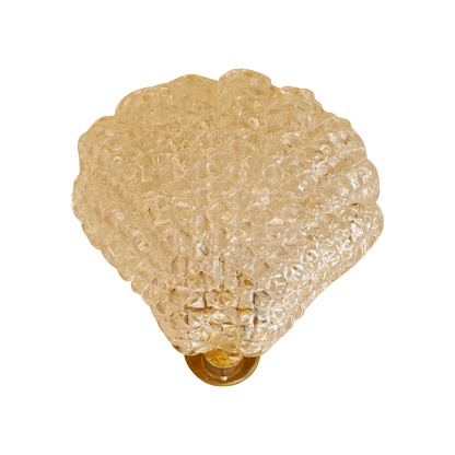 MURANO LEAF MOTIF SCONCE