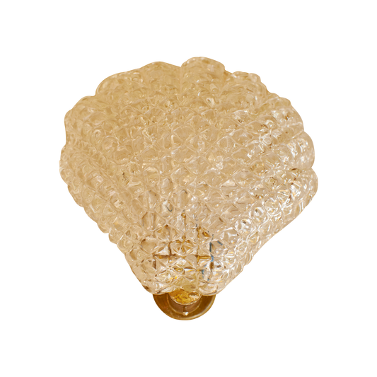 MURANO LEAF MOTIF SCONCE